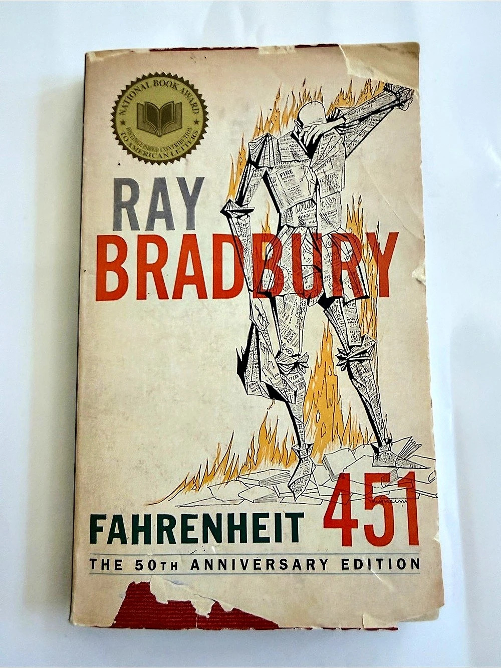 Fahrenheit 451 Ray Bradbury 50th Anniversary Edition | Del Rey Classic